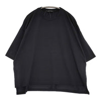 mizuiro-ind ワイドシルエット ドロップショルダー Ｔシャツ カットソー ブラック レディース ミズイロインド【中古】5-0806S♪
