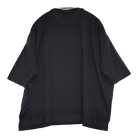 mizuiro-ind ワイドシルエット ドロップショルダー Ｔシャツ カットソー ブラック レディース ミズイロインド【中古】5-0806S♪