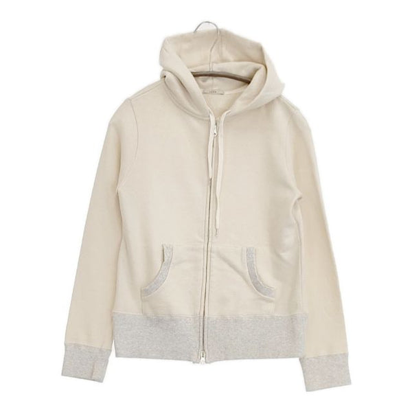 IENA コットン ダブルジップ パーカー アイボリー レディース イエナ【中古】5-1109M∞