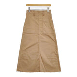 upper hights ARMY 366A251 ベイカー ロングスカート ベージュ レディース アッパーハイツ【中古】5-1109M∞