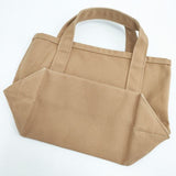 marimekko Raide Mini Peruskassi コットンキャンバス トートバッグ ベージュ レディース マリメッコ【中古】5-1029G∞