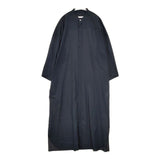 GALERIE VIE インドコットン バンドカラーシャツワンピース 定価33000円 ワンピース ネイビー レディース ギャルリーヴィー【中古】5-0824M∞