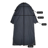 GALERIE VIE インドコットン バンドカラーシャツワンピース 定価33000円 ワンピース ネイビー レディース ギャルリーヴィー【中古】5-0824M∞