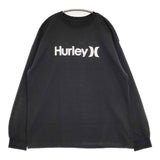 Hurley コットン サイズL 長袖Ｔシャツ カットソー ロンＴ ブラック メンズ ハーレー【中古】5-1201M∞