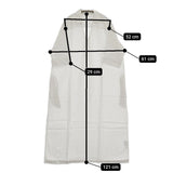 IENA Cu/R ストライプスキッパーワンピース 定価20900円 五分袖 シャツ ワンピース 20SS ホワイト レディース イエナ【中古】5-0806S♪