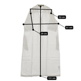 IENA Cu/R ストライプスキッパーワンピース 定価20900円 五分袖 シャツ ワンピース 20SS ホワイト レディース イエナ【中古】5-0806S♪