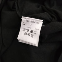 MHL. PRINTED COTTON JERSEY サイズS 596-2166511 ポケット 半袖Ｔシャツ カットソー ブラック ユニセックス エムエイチエル【中古】5-0806S♪