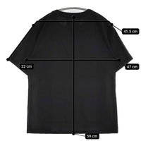 MHL. PRINTED COTTON JERSEY サイズS 596-2166511 ポケット 半袖Ｔシャツ カットソー ブラック ユニセックス エムエイチエル【中古】5-0806S♪