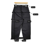 MARGARET HOWELL ORGANIC COTTON TWILL 2 578-3243004 定価38500円 パンツ 23AW ブラック レディース マーガレットハウエル【中古】5-1018G♪