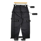 MARGARET HOWELL ORGANIC COTTON TWILL 2 578-3243004 定価38500円 パンツ 23AW ブラック レディース マーガレットハウエル【中古】5-1018G♪