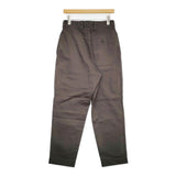 MHL. JAPANESE COTTON LINEN DRILL サイズ1 595-3243500 定価28600円 パンツ 23AW チャコールグレー レディース エムエイチエル【中古】5-1018G♪