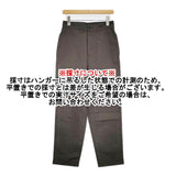 MHL. JAPANESE COTTON LINEN DRILL サイズ1 595-3243500 定価28600円 パンツ 23AW チャコールグレー レディース エムエイチエル【中古】5-1018G♪