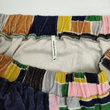 mina perhonen qa8433 landscape コットン ベロア スカート マルチカラー レディース ミナペルホネン【中古】5-1022T∞