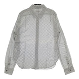 MARGARET HOWELL MHW088620381152 ドット コットンシルク 長袖シャツ ライトグレー レディース マーガレットハウエル【中古】5-0824M∞
