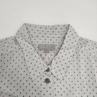 MARGARET HOWELL MHW088620381152 ドット コットンシルク 長袖シャツ ライトグレー レディース マーガレットハウエル【中古】5-0824M∞