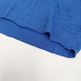 evam eva E141K133 リネンニット Uネック ドロップショルダー ドルマンスリーブ ニット ブルー レディース エヴァムエヴァ【中古】5-0806M♪