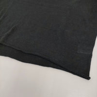 evam eva E142K045 リネンニット Uネック ドロップショルダー ニット ブラック レディース エヴァムエヴァ【中古】5-0806M♪