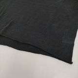 evam eva E142K045 リネンニット Uネック ドロップショルダー ニット ブラック レディース エヴァムエヴァ【中古】5-0806M♪