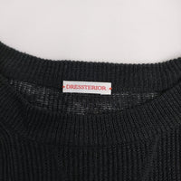DRESSTERIOR リネンニット 085-16072 ドルマンスリーブ ニット ブラック レディース ドレステリア【中古】5-0806S♪