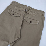 DMG ストレッチテーパードパンツ 13-713T パンツ カーキ レディース ディーエムジー/ドミンゴ【中古】5-1109G∞