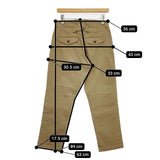 DMG ストレッチテーパードパンツ 13-713T パンツ カーキ レディース ディーエムジー/ドミンゴ【中古】5-1109G∞