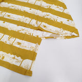 marble sud ムーミン MOOMIN 五分袖 ボーダーTシャツワンピース チュニック イエロー ホワイト レディース マーブルシュッド【中古】5-0806S♪