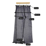 style+confort リネン シャンブレー イージーパンツ 301-44530 サイズ2 パンツ ネイビー レディース スティールエコンフォール【中古】5-0905M♪