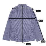 JOURNAL STANDARD ギンガムチェック 長袖シャツ ブルー ホワイト レディース ジャーナルスタンダード【中古】5-1109M∞