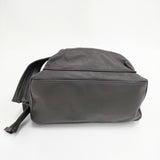 Yohji Yamamoto レザーバックパック 牛革 リュック リュック・デイパック ブラック レディース ヨウジヤマモト【中古】5-0819G◎