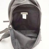 Yohji Yamamoto レザーバックパック 牛革 リュック リュック・デイパック ブラック レディース ヨウジヤマモト【中古】5-0819G◎