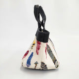 FEILER フェザー柄 トートバッグ アイボリー レディース フェイラー【中古】5-1015G∞