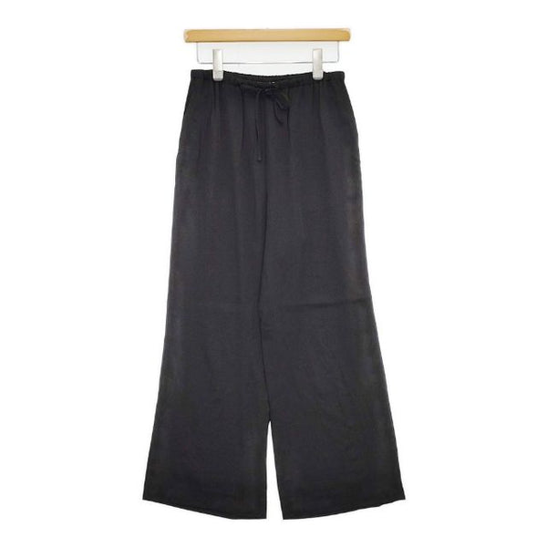 CHAOS ch205168er-03 シルクストレッチ ワイドイージー パンツ ブラック レディース カオス【中古】5-1109M∞