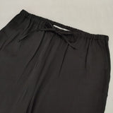 CHAOS ch205168er-03 シルクストレッチ ワイドイージー パンツ ブラック レディース カオス【中古】5-1109M∞