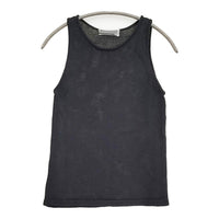 CHAOS ピールコットンニットセット 定価35200円 カーディガン タンクトップ アンサンブル 25SS ブラック レディース カオス【中古】5-0731M♪