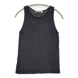 CHAOS ピールコットンニットセット 定価35200円 カーディガン タンクトップ アンサンブル 25SS ブラック レディース カオス【中古】5-0731M♪
