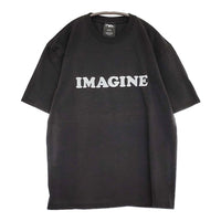 WORN FREE 新品 ヨーコ・オノ Tシャツ IMAGINE WFR-VTG-000010 半袖Ｔシャツ カットソー ブラック ユニセックス ウォーンフリー【中古】5-0806S♪