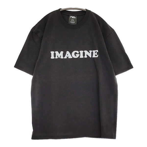 WORN FREE 新品 ヨーコ・オノ Tシャツ IMAGINE WFR-VTG-000010 半袖Ｔシャツ カットソー ブラック ユニセックス ウォーンフリー【中古】5-0806S♪