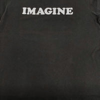WORN FREE 新品 ヨーコ・オノ Tシャツ IMAGINE WFR-VTG-000010 半袖Ｔシャツ カットソー ブラック ユニセックス ウォーンフリー【中古】5-0806S♪
