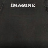WORN FREE 新品 ヨーコ・オノ Tシャツ IMAGINE WFR-VTG-000010 半袖Ｔシャツ カットソー ブラック ユニセックス ウォーンフリー【中古】5-0806S♪