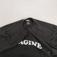 WORN FREE 新品 ヨーコ・オノ Tシャツ IMAGINE WFR-VTG-000010 半袖Ｔシャツ カットソー ブラック ユニセックス ウォーンフリー【中古】5-0806S♪