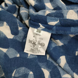 mina perhonen aalto コットン ss3069 サイズ38 ワンピース ブルー ホワイト レディース ミナペルホネン【中古】5-0731S♪