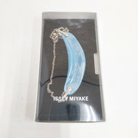 ISSEY MIYAKE 陶器 アクセサリー ネックレス ブルー レディース イッセイミヤケ【中古】5-0819G◎