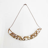 ISSEY MIYAKE 1325. チタニウム チタン TITANIUM 定価24000円 アクセサリー ネックレス ゴールド レディース イッセイミヤケ1325.【中古】5-0819G◎