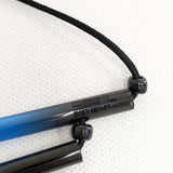 ISSEY MIYAKE 1325. ストロー型 樹脂 アクセサリー ネックレス ブルー レディース イッセイミヤケ1325.【中古】5-0819G◎