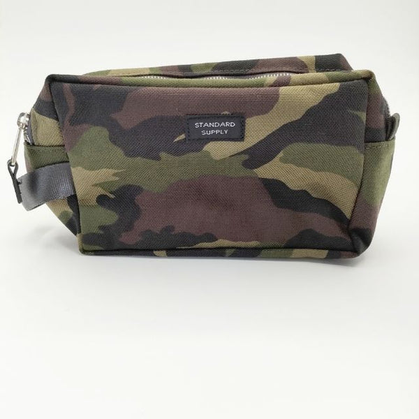 STANDARD SUPPLY 2R SQUARE POUCH M 定価7150円 小物入れ 迷彩 コーデュラナイロン ポーチ グリーン レディース スタンダードサプライ【中古】5-0910G∞