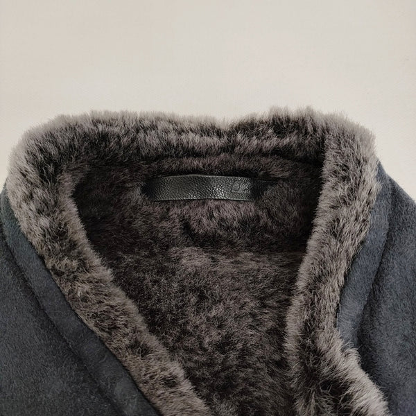 45R/45rpm ムートンベスト 定価220000円 サイズ3 ベスト ネイビー