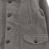 45R/45rpm コットンフランネルのPブルゾン MEN（トップ）定価11万円 サイズ2 ジャケット グレー メンズ フォーティーファイブアールピーエム【中古】5-1007A◆