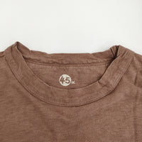 45R/45rpm サイズ3 半袖Ｔシャツ カットソー ブラウン レディース フォーティーファイブアールピーエム【中古】5-0809S♪