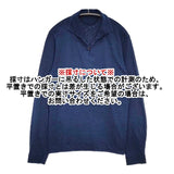 45R/45rpm インディゴ ポロ カットソー ネイビー レディース フォーティーファイブアールピーエム【中古】5-1109M∞