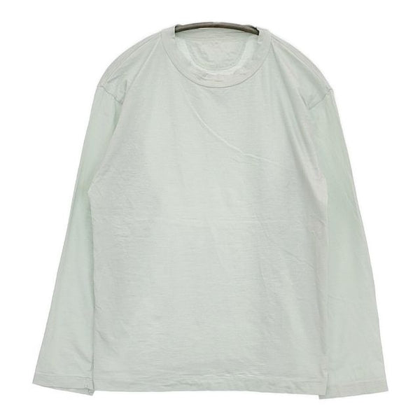 45R/45rpm 天竺 コットン 長袖Ｔシャツ カットソー ロンＴ ブルーグリーン レディース フォーティーファイブアールピーエム【中古】5-1109M∞